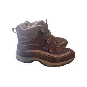 LL Bean Boots Men's 7.5M TEK 2.5 Waterproof Three-Strap Hook & Loop Brown n